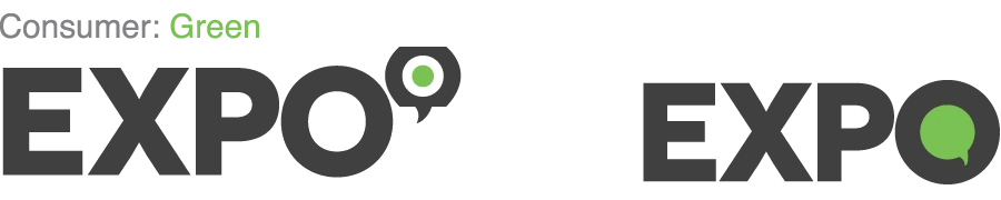 EXPO logo in green for Consumer