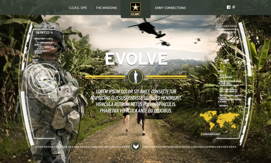 Chapter screen: Evolve